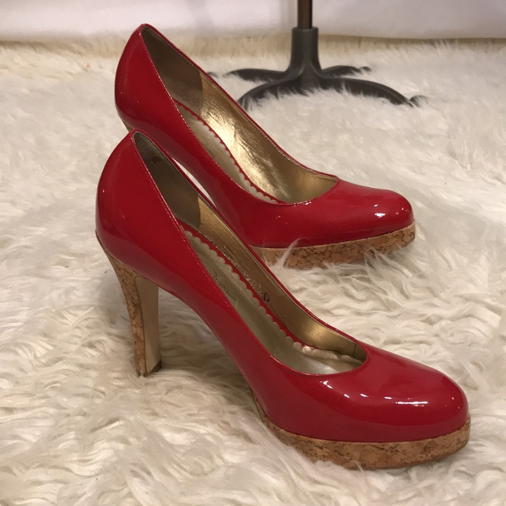 Jessica Simpson Coral heels